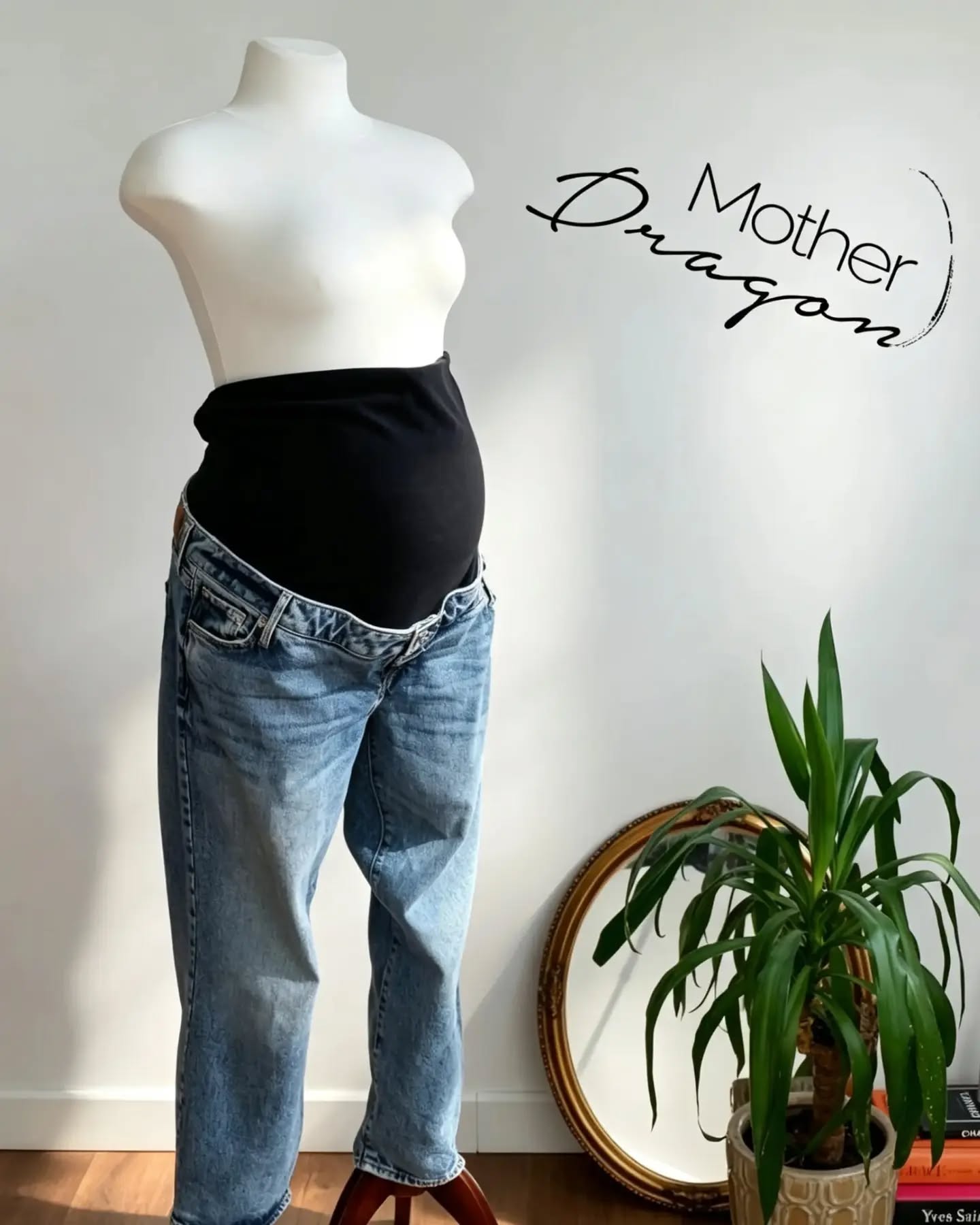 One of my favourite pairs of jeans currently in the shop.

I love the shape of these River Island jeans. It's not trend-led or designed for just one season. It's the kind of jean that will stay relevant in a mama's wardrobe for years to come.

I know maternity clothes can feel like hard work  but your style doesn't disappear when you become pregnant. Your clothes should still feel like you. That's why I'm always drawn to pieces that are well made, comfortable and timeless, rather than simply designed to get you through nine months.

Pregnancy is just one chapter. Your wardrobe doesn't have to start from scratch because of it.

#motherdragonIreland #maternitywardrobe #pregnantfashion #prelovedclothing #irishmums