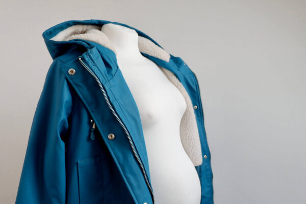 ASOS Maternity Borg Lined Raincoat - Image 2