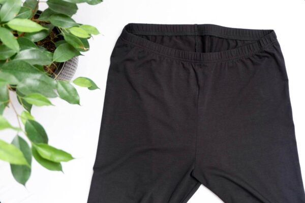 Flat lay image of back waist and seam of Blooming Marvellous maternity leggings