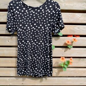 Blooming Marvellous Black and White Polka Dot Maternity T-Shirt