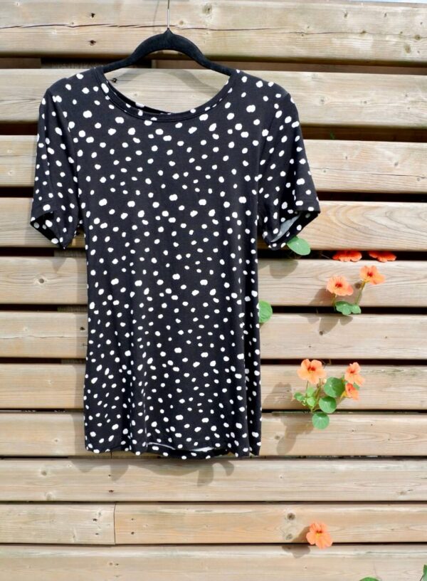 Blooming Marvellous Black and White Polka Dot Maternity T-Shirt