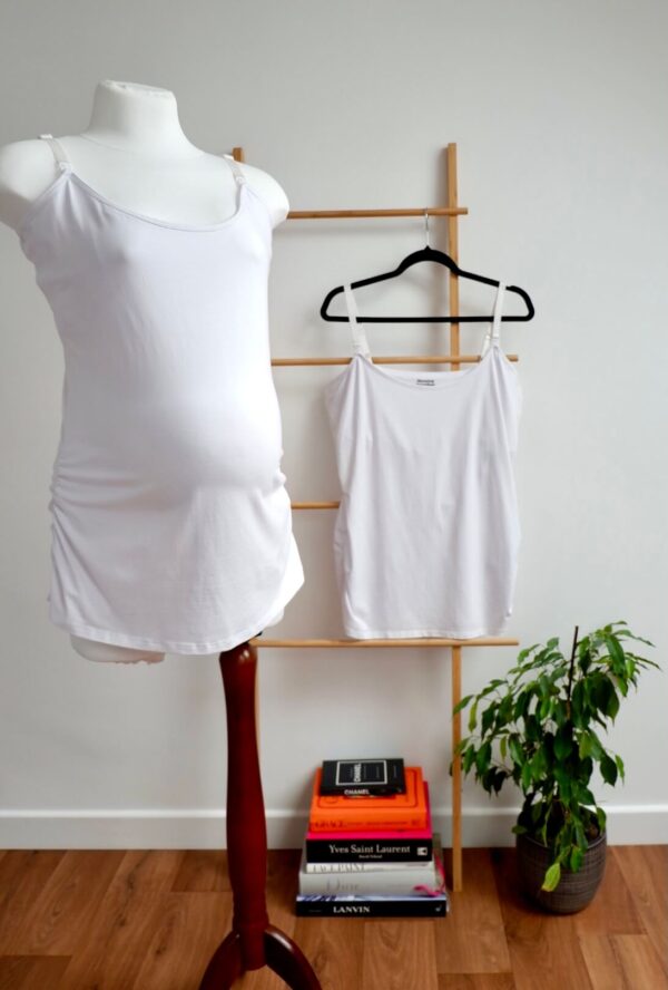 Blooming Marvellous White Nursing Vest Twin Pack