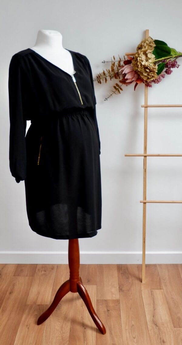 Ripe Black Maternity and Breastfeeding Dress