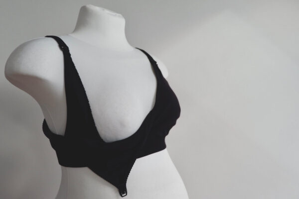 Dunnes Black Breastfeeding Bralette - Image 2