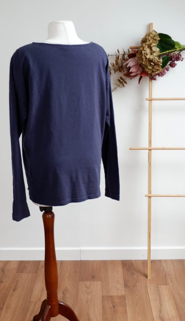 Frugi Maternity and Breastfeeding Blue Top - Image 3