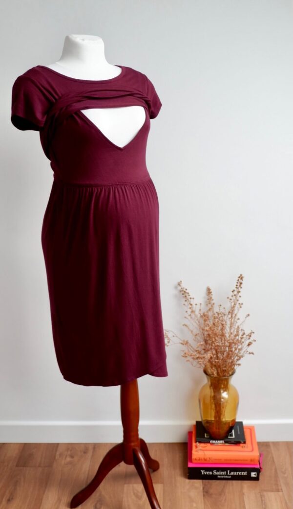 GAP Maternity and Breastfeeding Short Sleeve Dress - Image 2