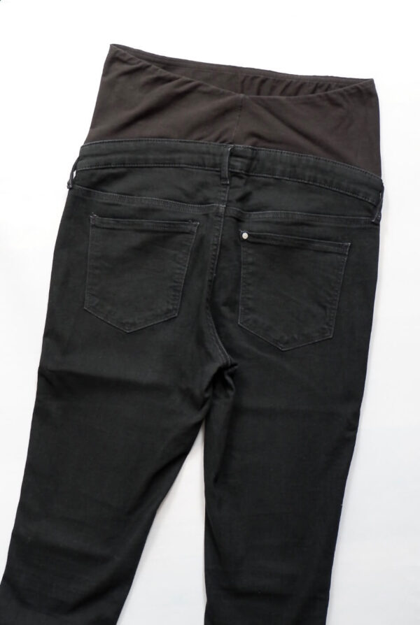 H&M Mama Black Over the Bump Skinny Jeans - Image 2