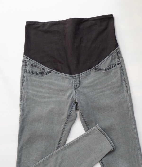 H&M Over the Bump Grey Super Skinny Jeans