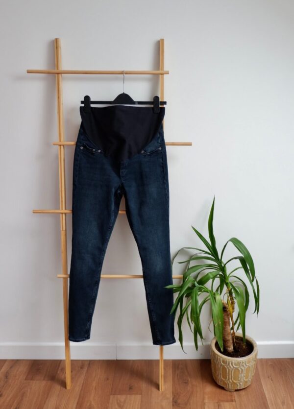 H&M Super Skinny Dark Blue Maternity Jeans