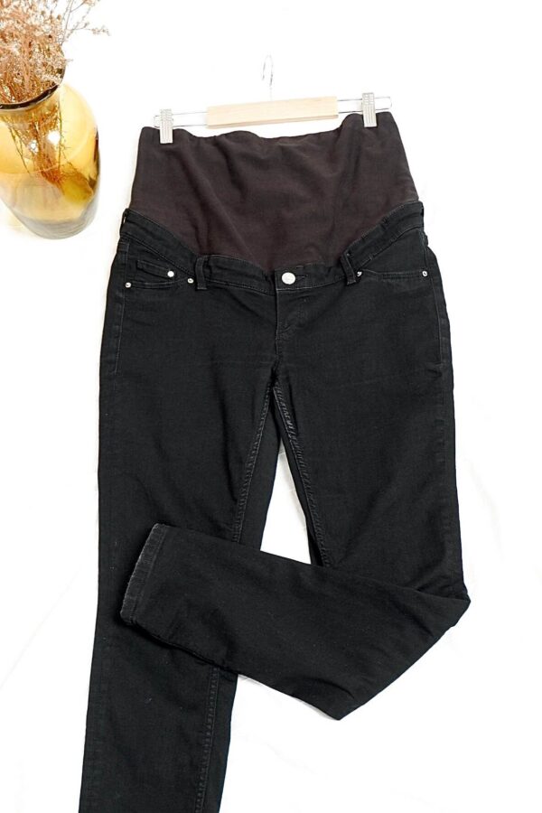 H&M Black Over the Bump Maternity Jeans