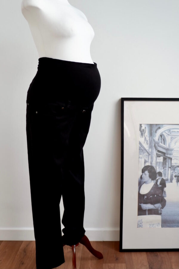Happymum Maternity Black Faux Jeans