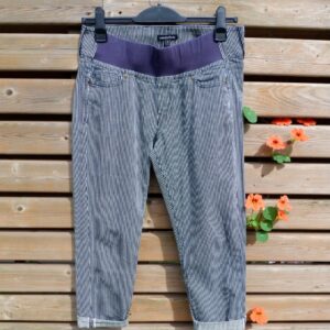 Isabella Oliver Stripe Stretch Trousers