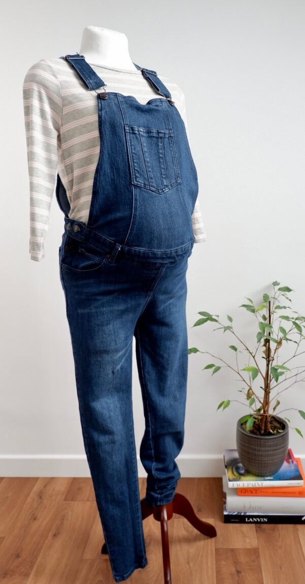 JoJo Maman Bébé Maternity Denim Dungarees