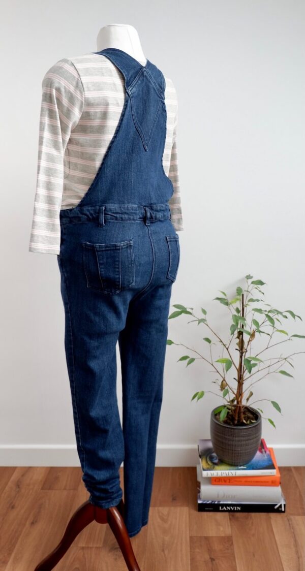 JoJo Maman Bébé Maternity Denim Dungarees - Image 3