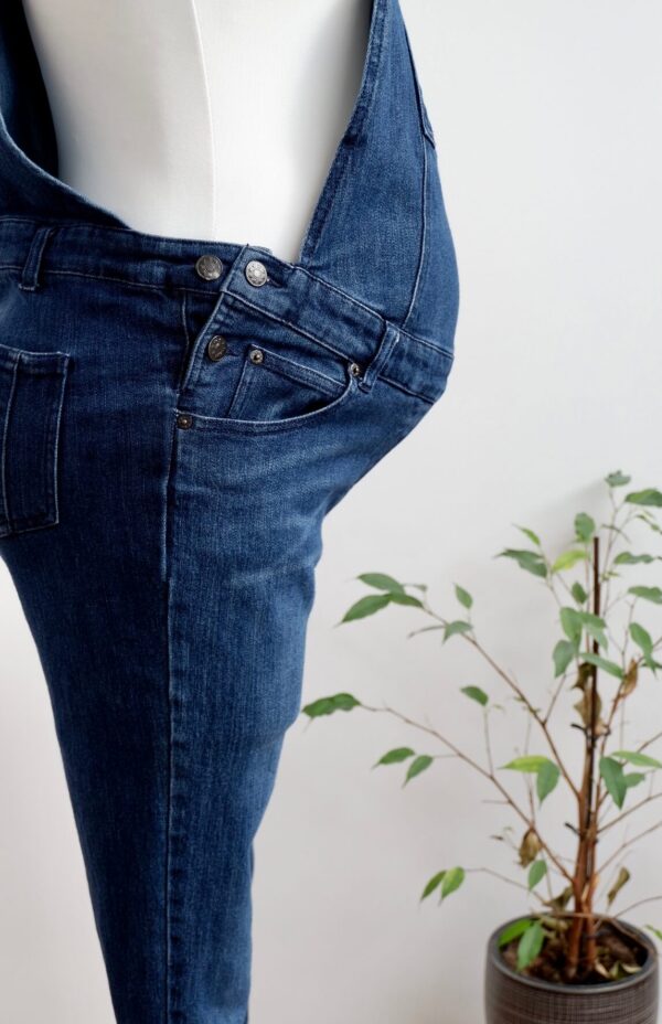 JoJo Maman Bébé Maternity Denim Dungarees - Image 2
