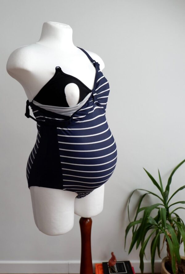 JoJo Maman Bébé Strip Swimsuit - Image 2