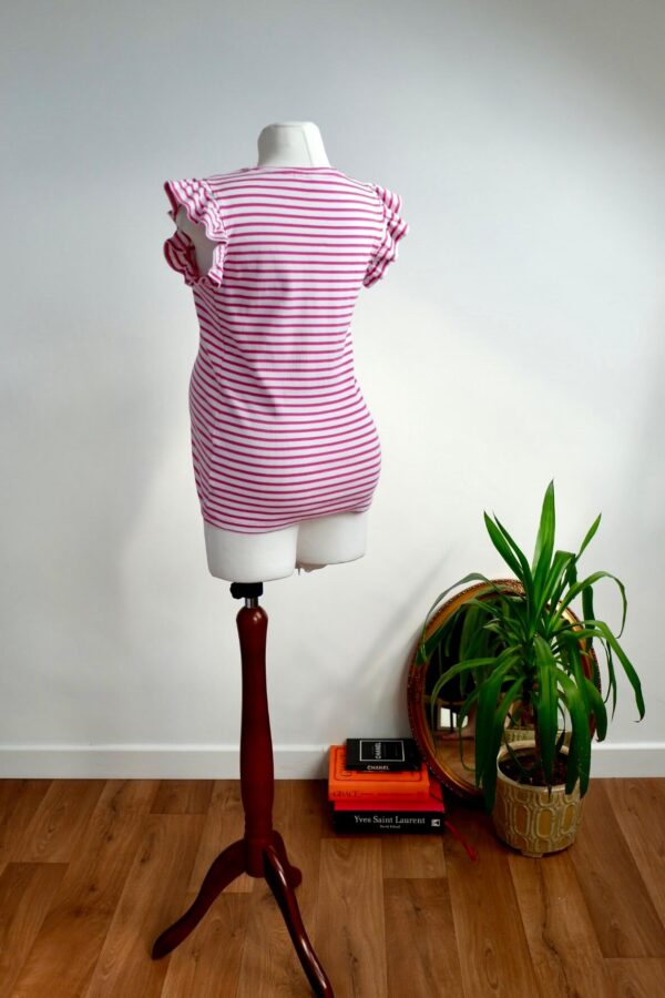JoJo Maman Bebe Stripe T-Shirt - Image 2