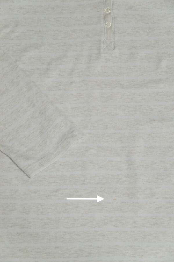 Lindex White and Marl Striped Maternity Top - Image 2