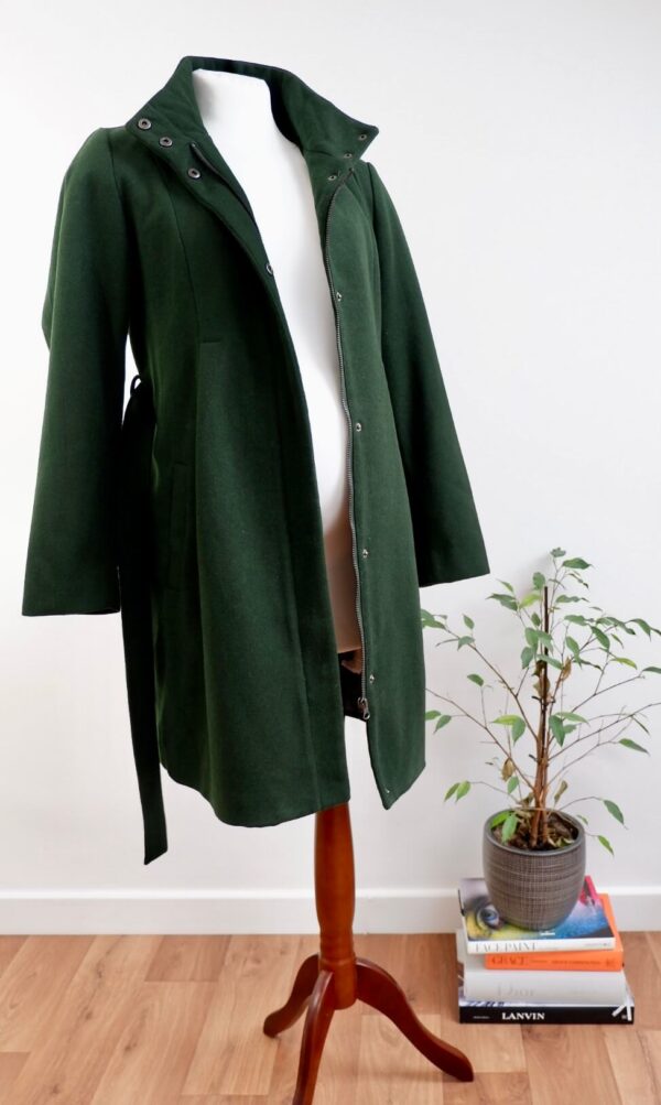 Mamalicious Green Maternity Coat - Image 3