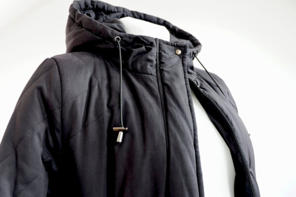 Mamalicious Maternity Black Padded Coat - Image 3