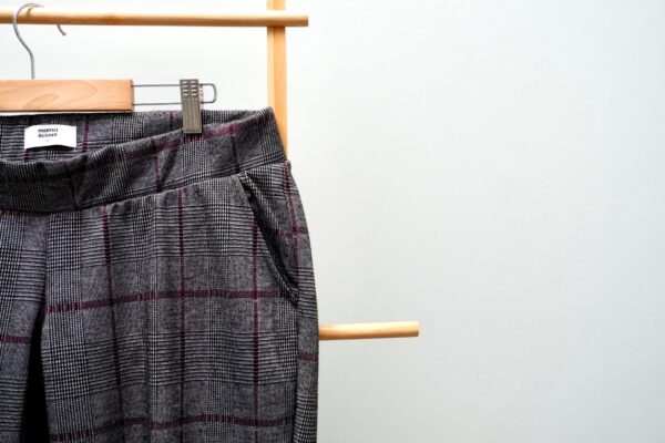 Mamalicious Maternity Under the Bump Checked Trousers - Image 3