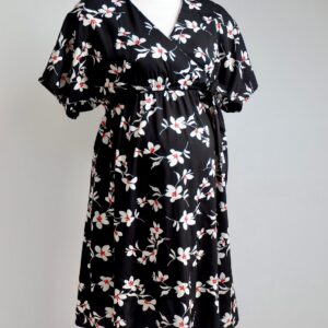 New Look Maternity Black Floral Dress