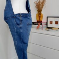 Next Maternity Denim Dungarees - Image 2