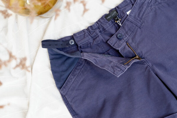 Next Maternity Under the Bump Blue Shorts - Image 2