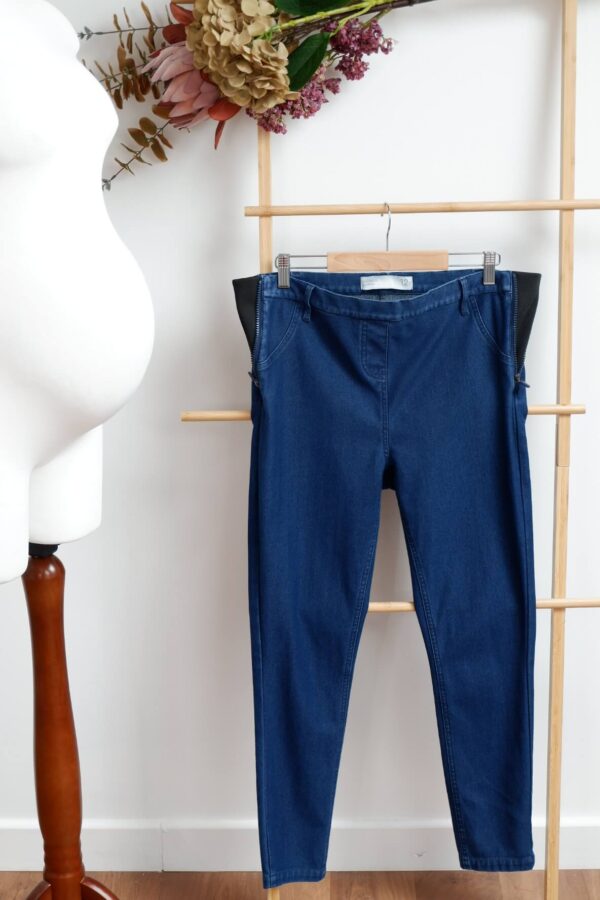 Next Skinny Maternity Jeans with side zips