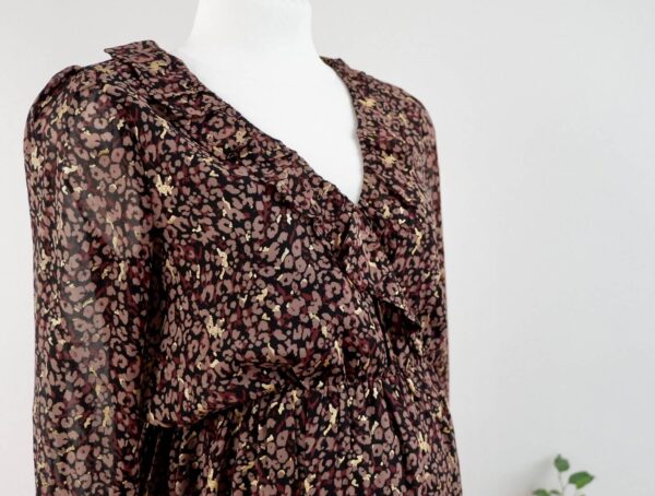 Next Maternity Animal Print Dress - Image 3