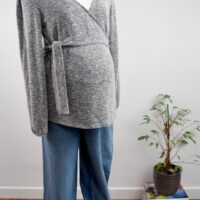 Next Maternity Grey Wrap Cardigan