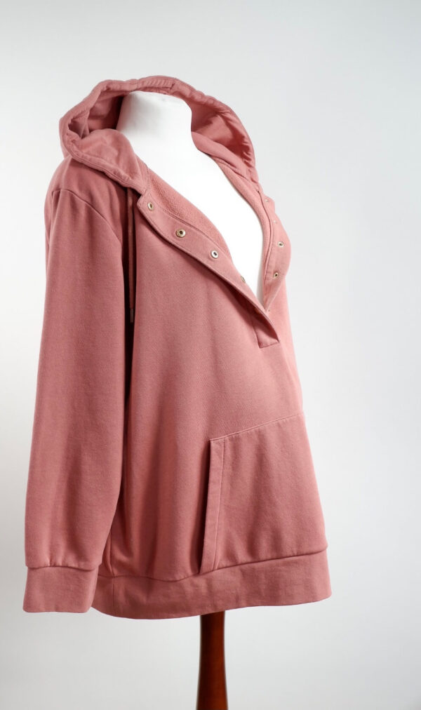 Next Maternity & Nursing Popper Front Hoodie - Image 2