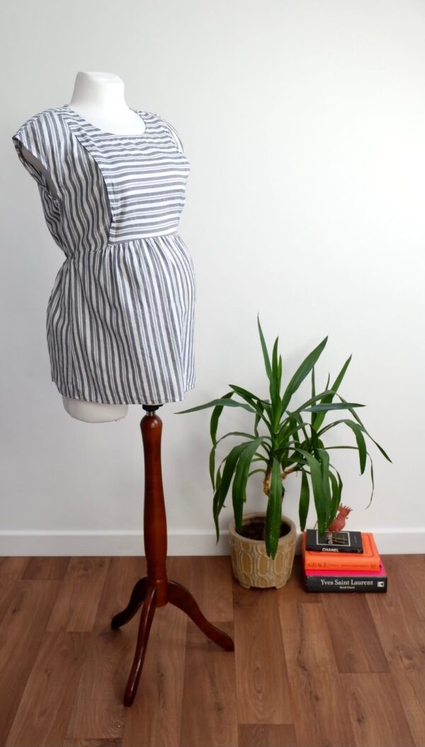 Seraphine Cotton Striped Breastfeeding Top