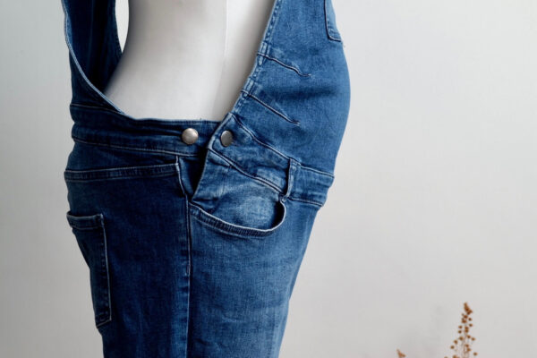 Seraphine Maternity Denim Dungarees - Image 2