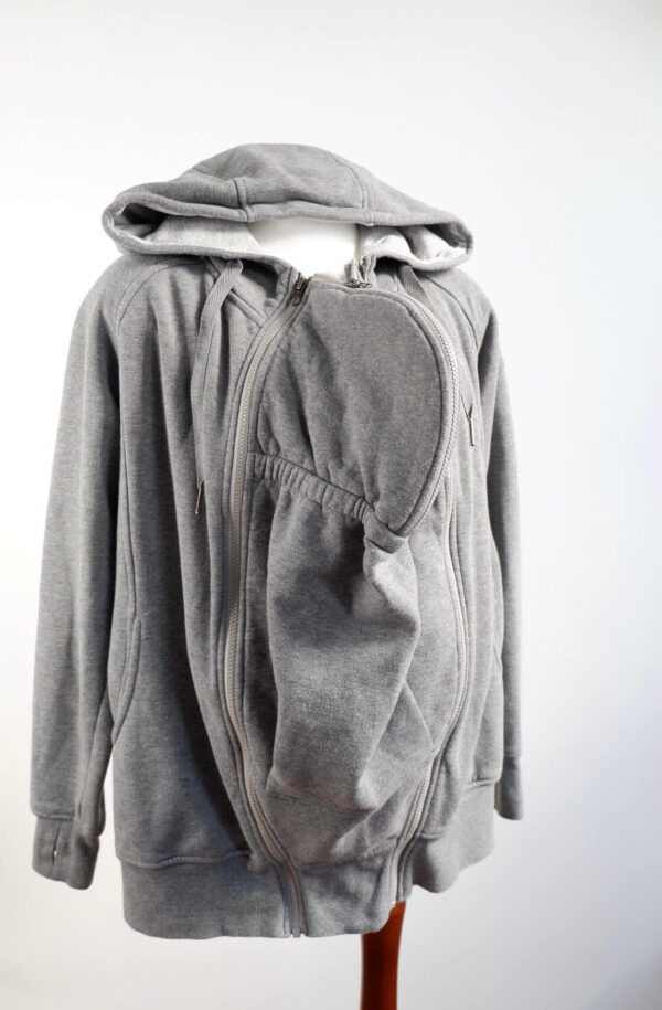 Seraphine 3-in-1 Grey Maternity and Babywearing Hoodie