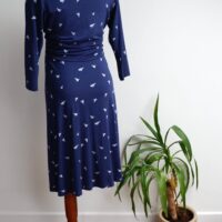 Seraphine Sweetheart Front Knot Maternity Dress - Image 2
