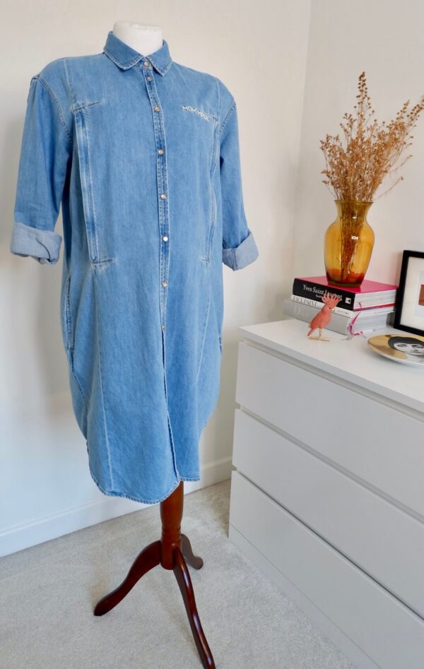 Tajinebanane Denim Breastfeeding Dress